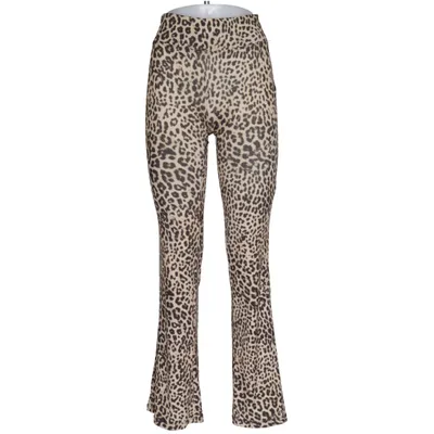 Broek (Bruin, Zwart) van Bershka Elastaan, Polyester