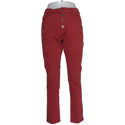 Jeans (Red) from Place du Jour Cotton, Elastane