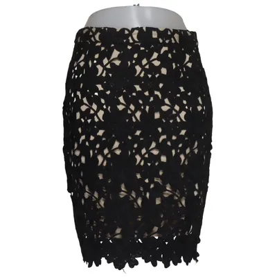 Skirt (Black, Beige) from WYLDR Polyester