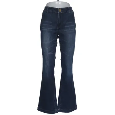 Jean (Bleu) de Patrizia Dini Coton, Élasthane, Polyester