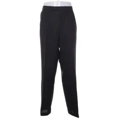 Kostuumbroek (Zwart) van Oscar Jacobson Polyester, Wol
