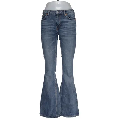 Jean (Flame Low Flared Jeans) de Weekday Coton, Élasthane