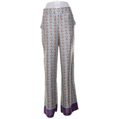 Broek (Blauw, Meerkleurig) van Zara Polyester