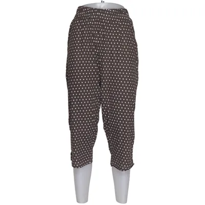 Pyjamahose (Braun, Weiß) von Joliena Baumwolle