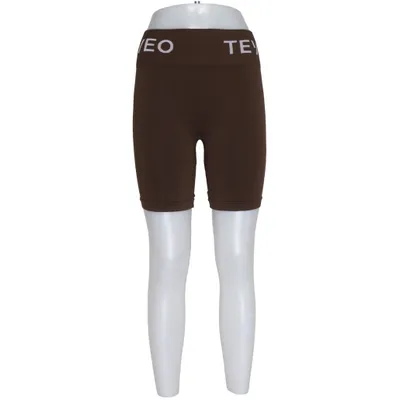 Short de compression (Marron) de Teveo Élasthane, Polyamide
