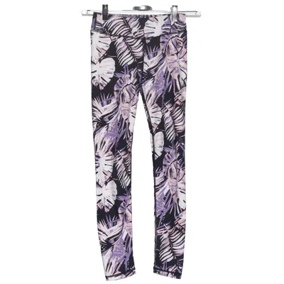 Træningsleggings (Sort, Flerfarvet) fra Iconic Elastan, Polyester