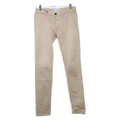 Chinos (Beige) från Velour Bomull, Elastan