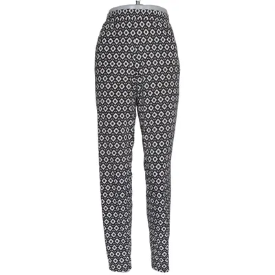 Pants (Black, White) from Seventy Elastane, Polyester
