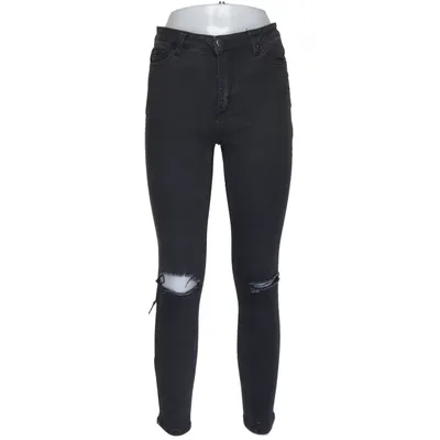 Spijkerbroek (Zwart) van Iva Nikolina x NA-KD Katoen, Elastaan, Polyester, Viscose
