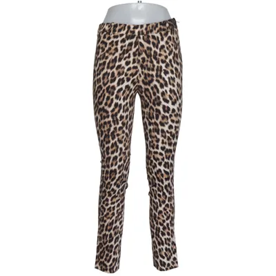 Pants (Brown, Black) from Zara Woman Cotton, Elastane