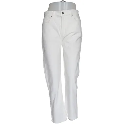 Jean (Blanc) de Never Denim Élasthane, Coton recyclé