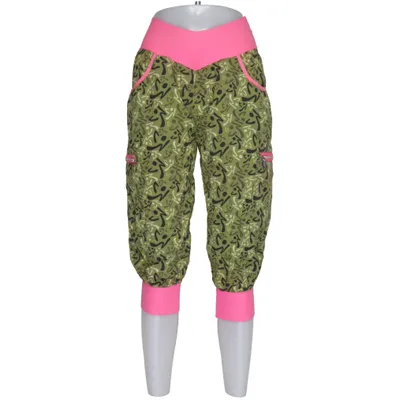 Trekvartsbyxor (Grön, Rosa, Flerfärgad) från Zumba Elastan, Polyamid