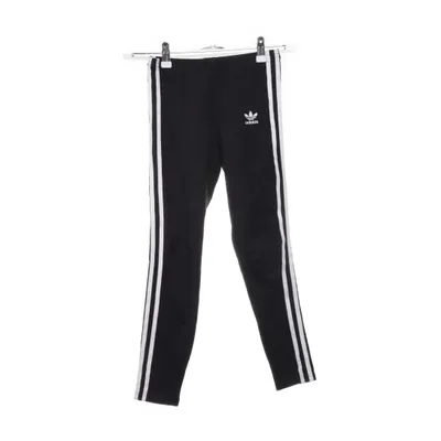 Sportleggings (Zwart, Wit) van Adidas Katoen, Elastaan