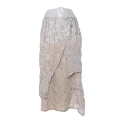 Skirt (Beige) from Pause Café Acetate, Cotton, Linen, Polyester, Viscose