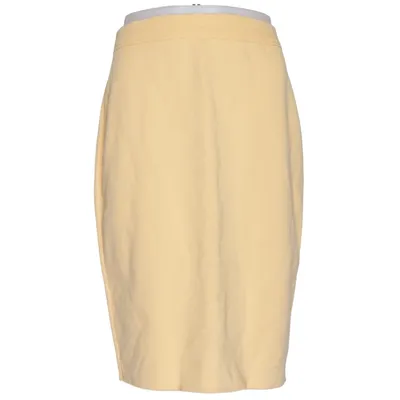 Kjol (Gul) från Escada Bomull, Silke, Ull