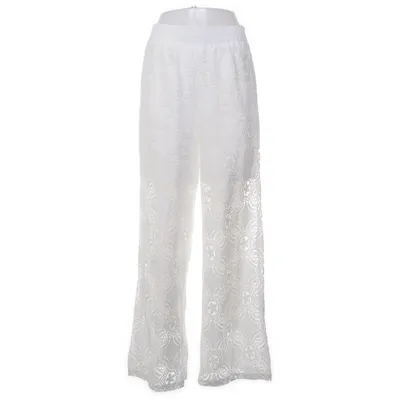 Palazzo broek (Wit) van Kaffe Katoen, Polyester, Viscose