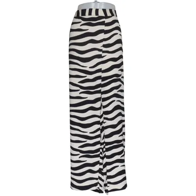 Palazzo broek (Zwart, Wit, Rood) van Lindex Polyester