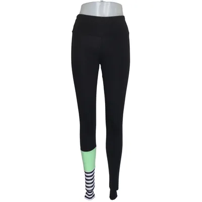Legging (Noir, Vert) de Hey Honey Élasthane, Polyamide