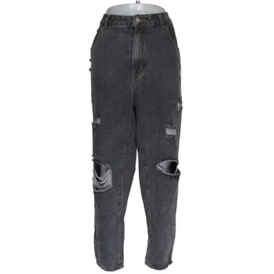 Jeans (Gray) from Shein Curve Cotton, Polyester