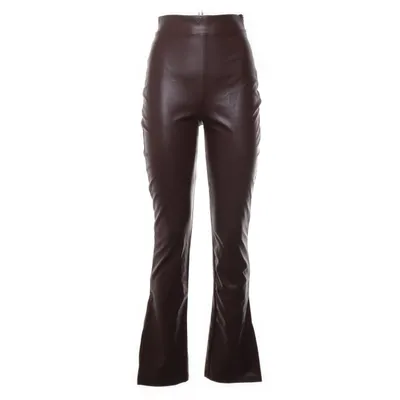 Lackbyxor (Brun) från NLY Trend Elastan, Polyester, Polyuretan