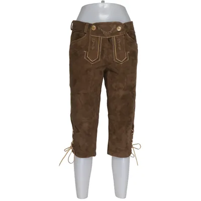 Lederhosen (Brown) from Gams Bock Leather, Polyester