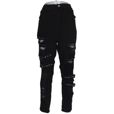 Jeans (Schwarz) Baumwolle, Elasthan, Polyester
