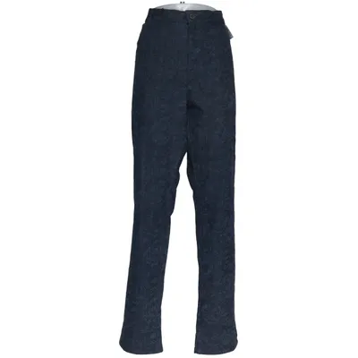 Jeans (Merrytime 15600 - blomstret denim buks - lang) from Merrytime Cotton, Elastane