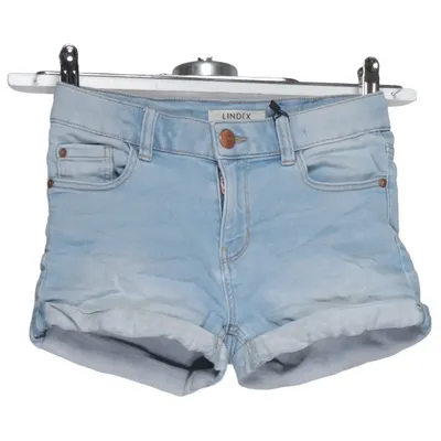 Jeansshorts (Blå) från Lindex Bomull, Elastan, Polyester