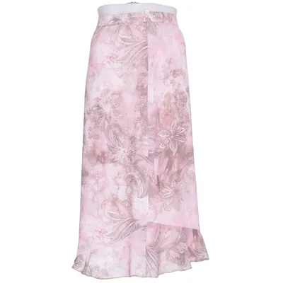 Långkjol (Rosa) från Frank Walder Acetat, Polyester
