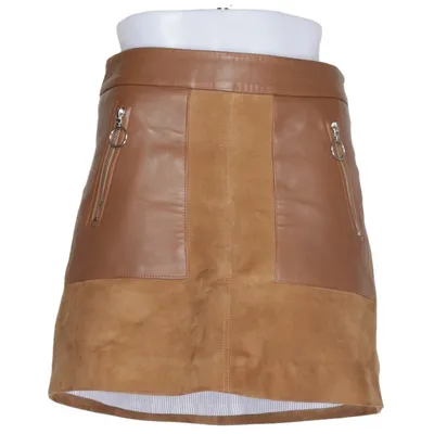 Lederrock (Sahara) von Claudie Pierlot Leder, Polyester