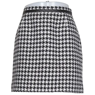 Jupe (Noir, Blanc) de Amalfi Acrylique, Polyester, Laine