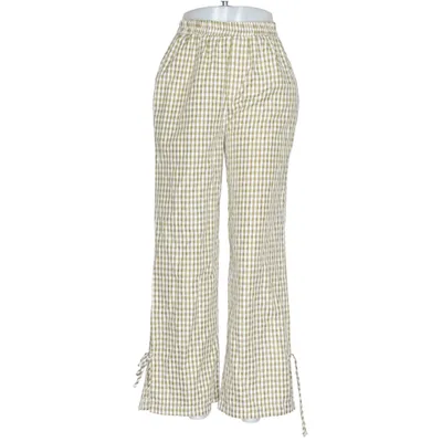 Broek (Groen, Wit) van Monteau Katoen, Polyester