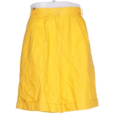 Short (Jaune) de Adolfo Coton, Lin, Nylon
