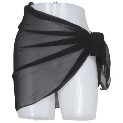 Beach skirt (Black) Elastane, Polyester