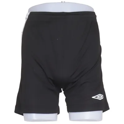 Short de sport (Noir, Blanc) de Umbro Polyester