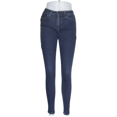 Spijkerbroek (Blauw) van Uniqlo Jeans Katoen, Elastaan, Polyester