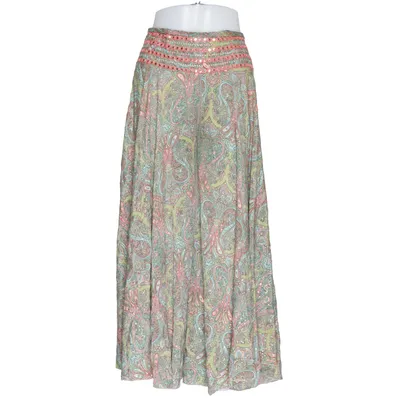 Palazzo pants (Green, Multicolored) from C.A.M Silk, Viscose