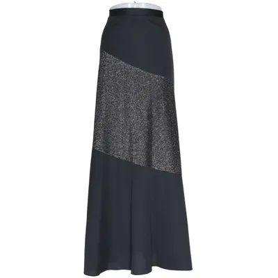 Maxi rok (Zwart, Grijs) van Tiina Polyester