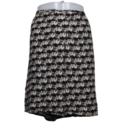 Jupe (Noir, Blanc) de Monoprix Autre Ton Acétate, Viscose