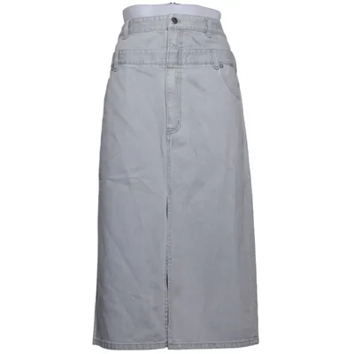 Denim skirt (Gray) from Tibi Cotton