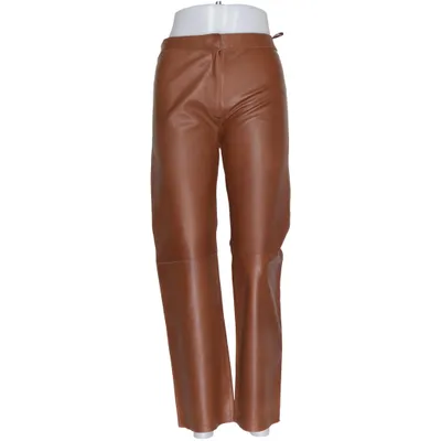 Pantalon en cuir (Marron) de Clan Cuir