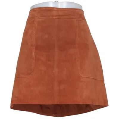 Leren rok (Oranje) van H&M Premium Quality Suède, Polyester