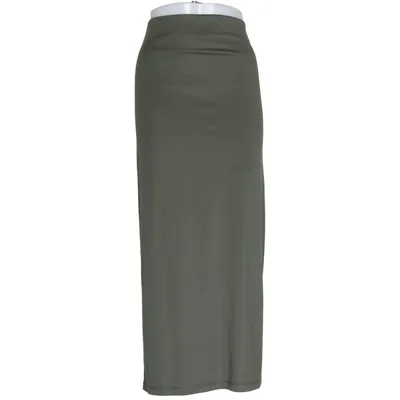 Maxi rok (Groen) van Paulmark Elastaan, Polyester, Viscose