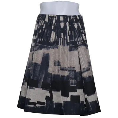 Jupe (Bleu, Gris, Noir) de Weekend MaxMara Cupro, Polyester