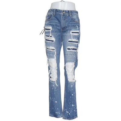 Jeans (Blå) fra Forever 21 Men Bomuld, Polyester