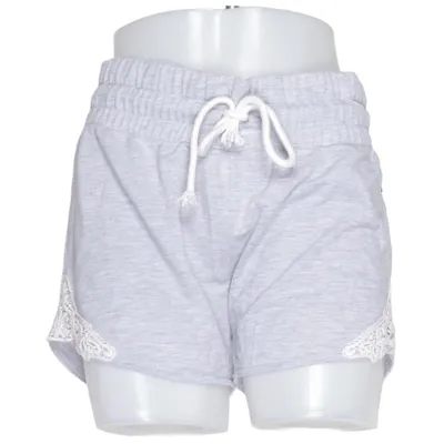 Short de jogging (Gris, Blanc) de Equipe Coton, Polyester
