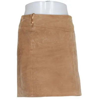 Leather skirt (Brown) from Reflex Leather, Polyester