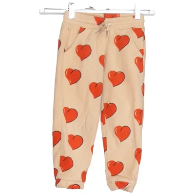 Mjukisbyxor (Beige, Röd) från Mini Rodini Återvunnen polyester
