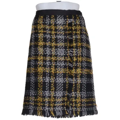 Rock (Schwarz, Mehrfarbig) von Erdem x H&M Viskose, Polyamid, Wolle, Mohair