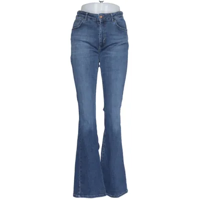 Jean (Onlblush Mid Flared Dnm) de ONLY Blue Denim Coton, Élasthane